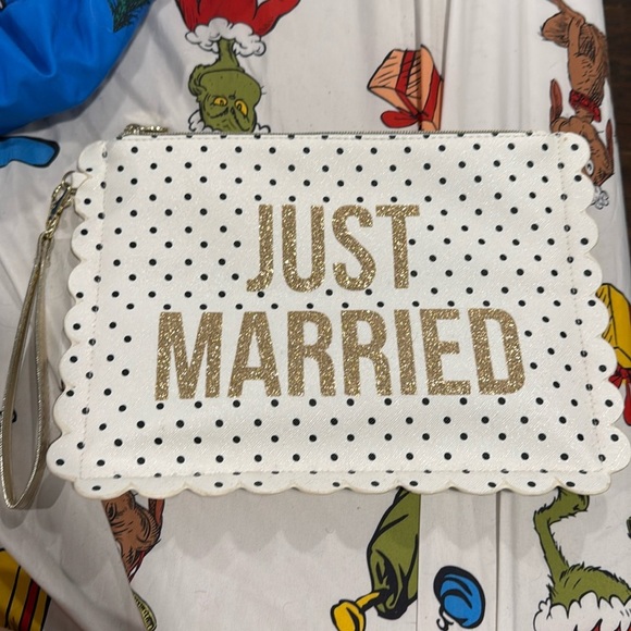 Just married wristlet clutch - Picture 1 of 3